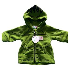 Marvel Hulk Kids Green Fleece Jacket